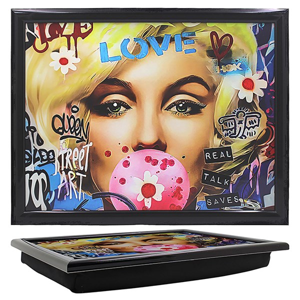 Urban Art Laptray Blonde Bombshell