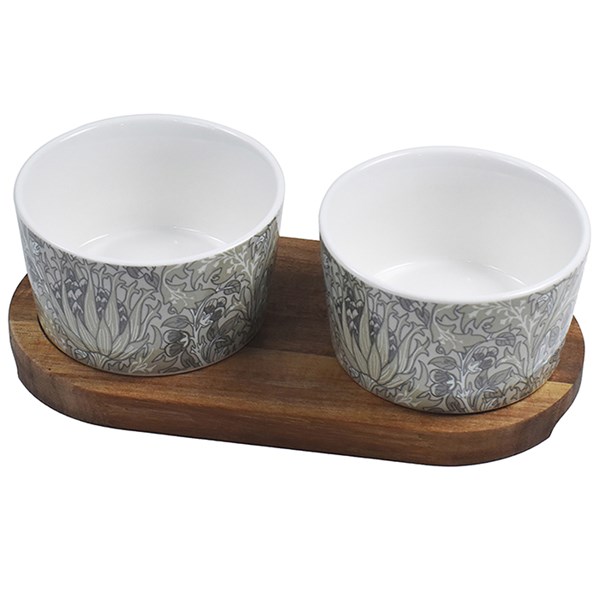 William Morris Artichoke Snack Bowl 2 on Tray