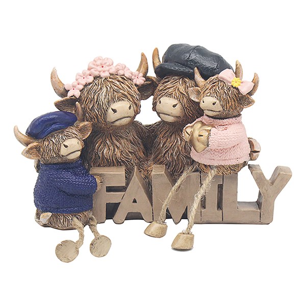 Highland Happy Cow Family