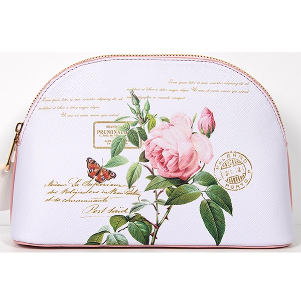 Redoute Rose Cosmetic Bag Large