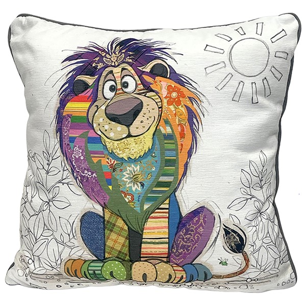 Bug Art Cushion Louis Lion