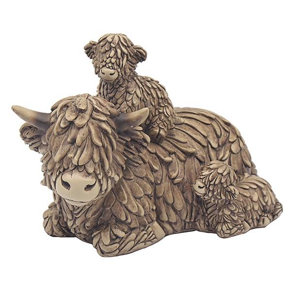 Hughie Highland Cow & Calf