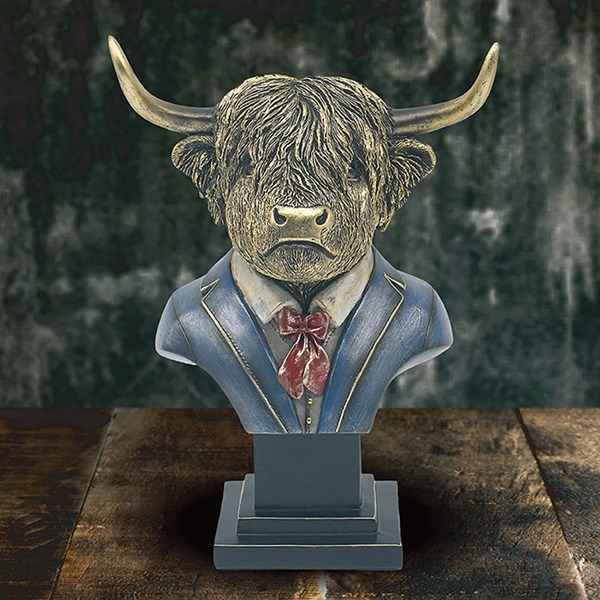 Highland Cow Dudes Bust Large
