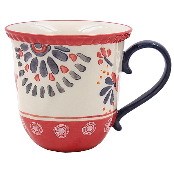 Tuscany Hand Painted Floral Mug Petal