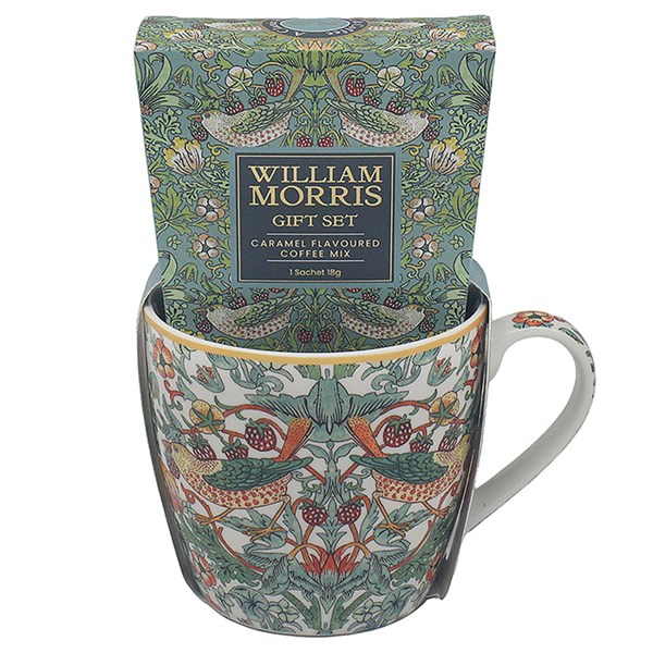 William Morris Strawberry Thief Coffee Choc Set