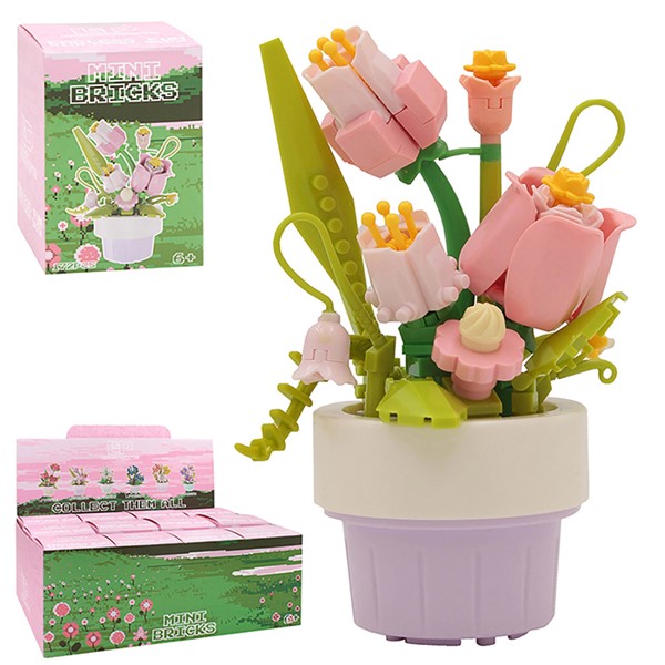 Mini Bricks Flowers Tulips