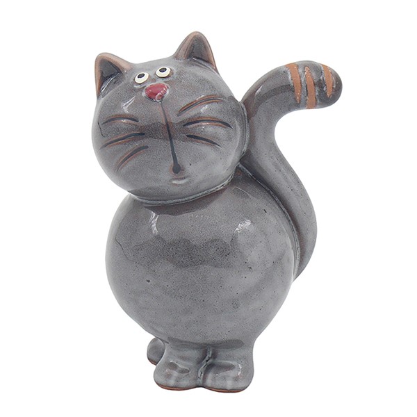Glazed Farmyard Fun Cat Small