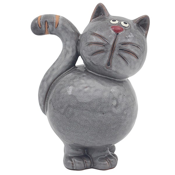 Glazed Farmyard Fun Cat Large
