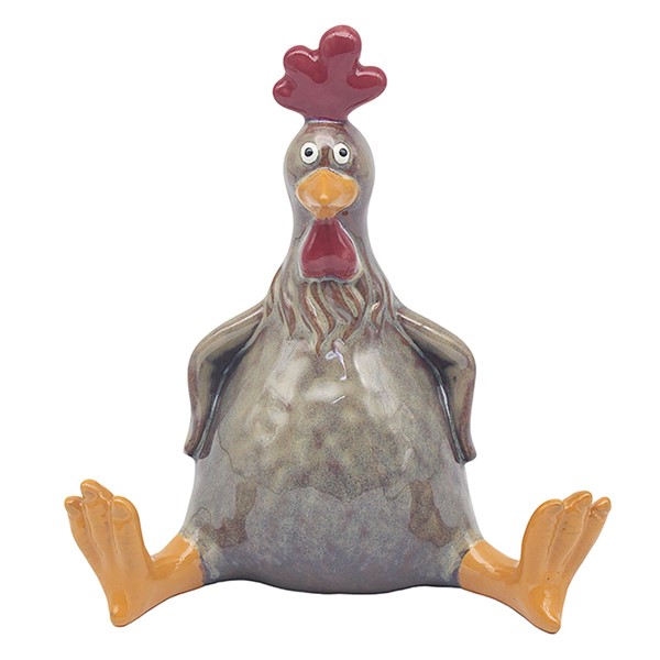 Glazed Farmyard Fun Hen Large