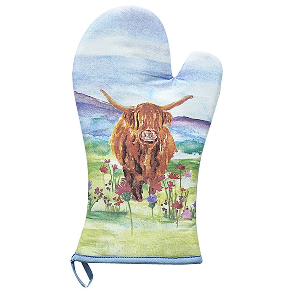 Jennifer Rose Highland Cow Oven Glove