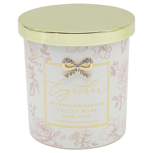 Hearts Design Candle Love