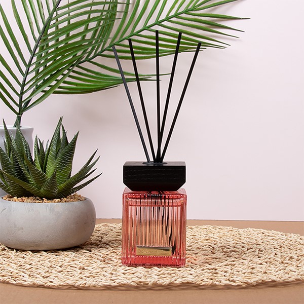 Rib Square Diffuser Rouge Small