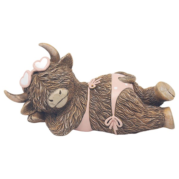 Highland Cow Bikini Time