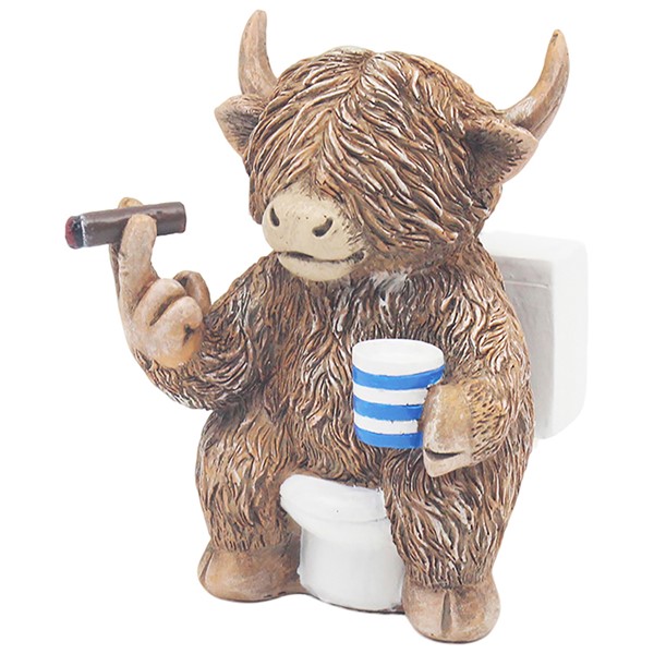 Highland Cow on Loo Coffee