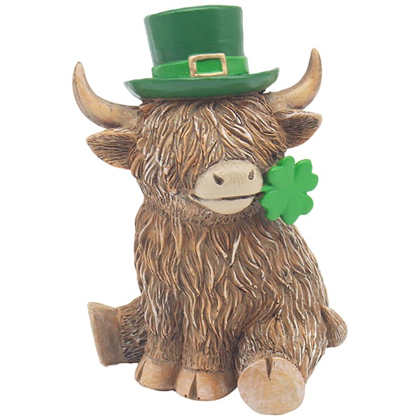 Highland Cow Irish Lucky Boy