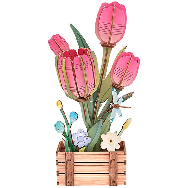 Woodcraft Flowers Tulip