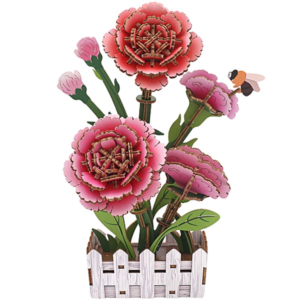 Woodcraft Flowers Carnation