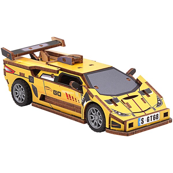 Woodcraft Super Cars Yellow