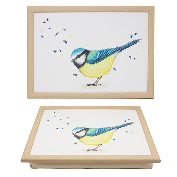 British Birds Laptray Bluetit