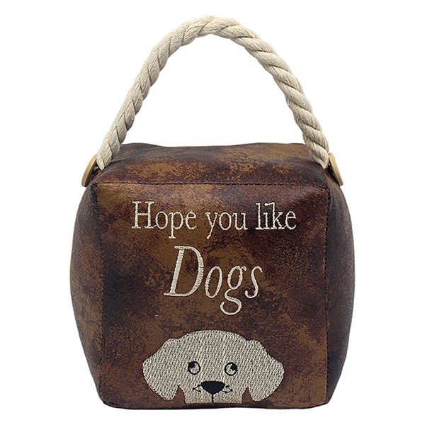 Antique Pal Doorstop Square Dog