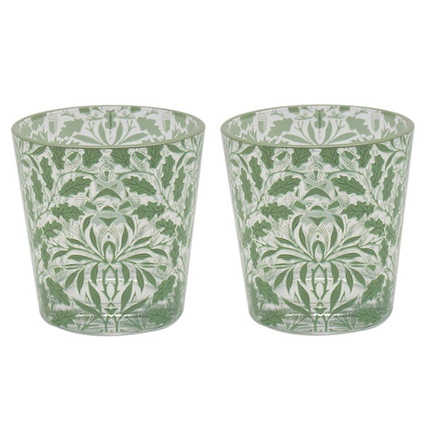 William Morris Acorn Glasses Set of 2