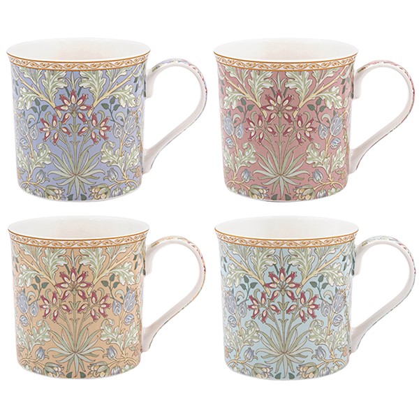 William Morris Hyacinth Mug Set of 4
