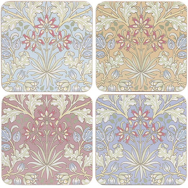 William Morris Hyacinth Coasters Set of 4