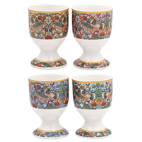 William Morris Dark Strawberry Thief Egg Cups Set of 4