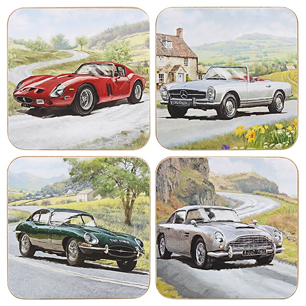 Macneil Classics Coasters Cars Set of 4