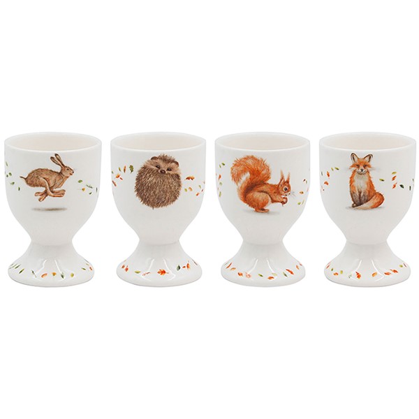 Clemency Bunn Wildlife Egg Cups Set of 4