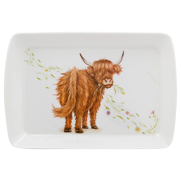 Clemency Bunn Highland Cow Small Tray