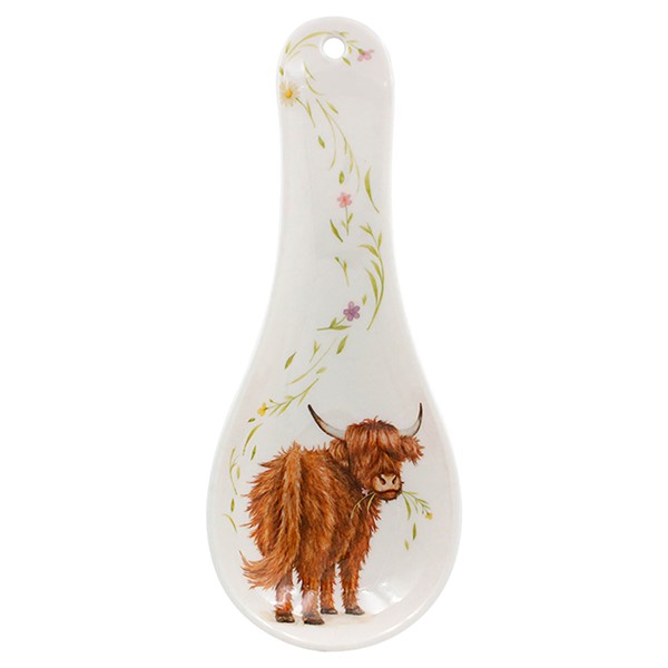 Clemency Bunn Highland Cow Spoon Rest