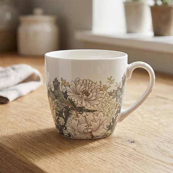 William Morris Chrysanthemum Breakfast Mug