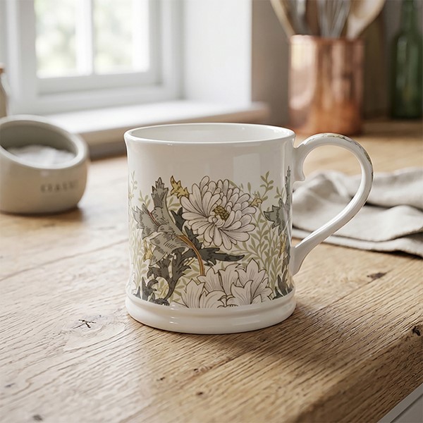 William Morris Chrysanthemum Tankard Mug