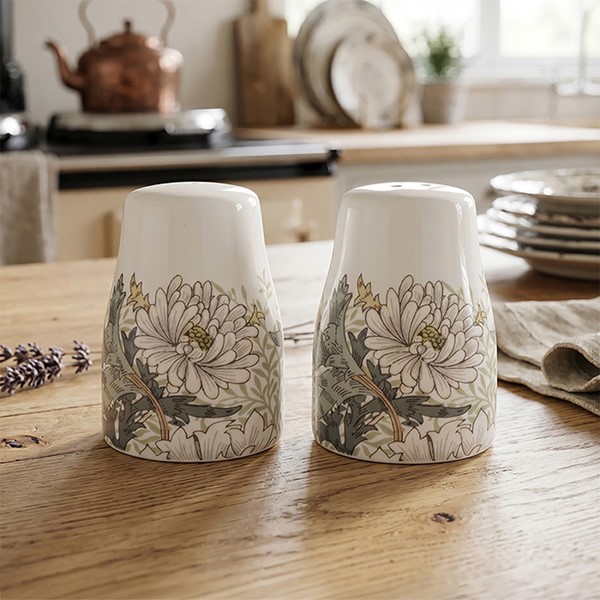 William Morris Chrysanthemum Salt & Pepper