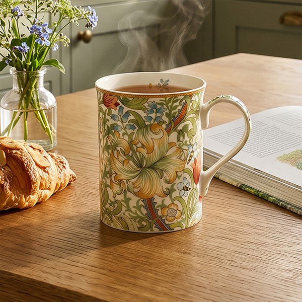 William Morris Golden Lily Boxed Mug