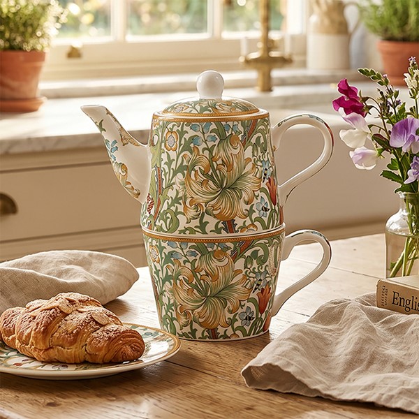 William Morris Golden Lily Tea For One