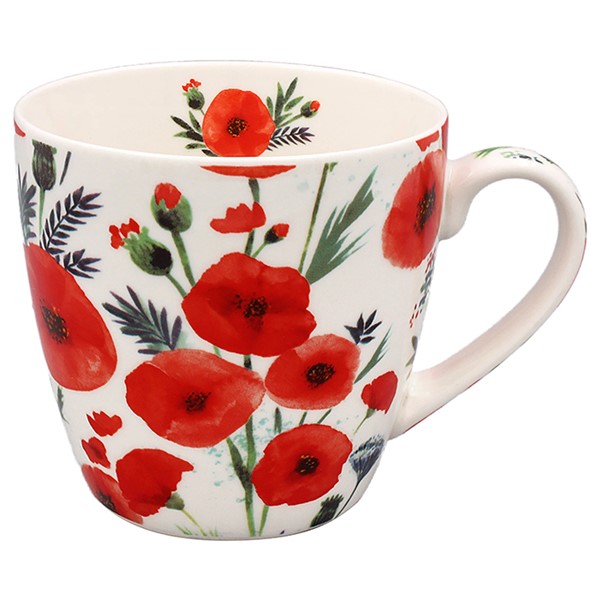 Poppy Fields Breakfast Mug