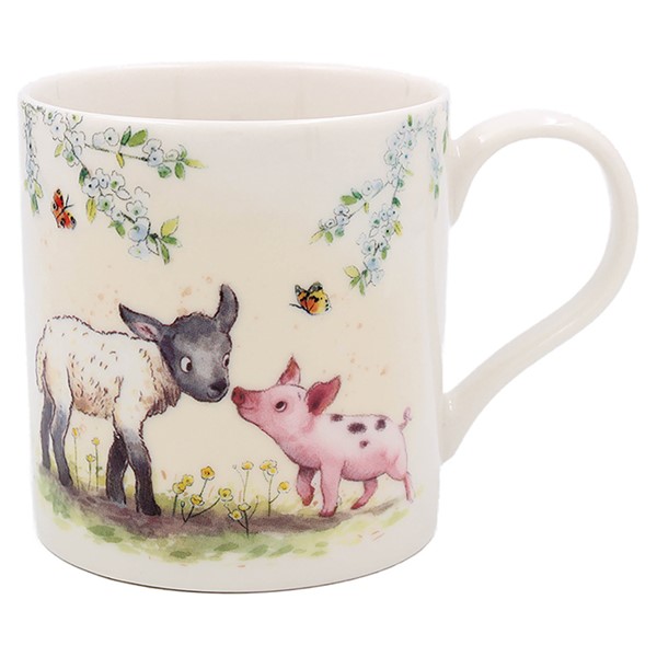 Paper Shed Mug Lamb & Piglet