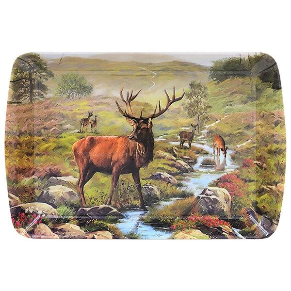 New Highland Stag Small Tray
