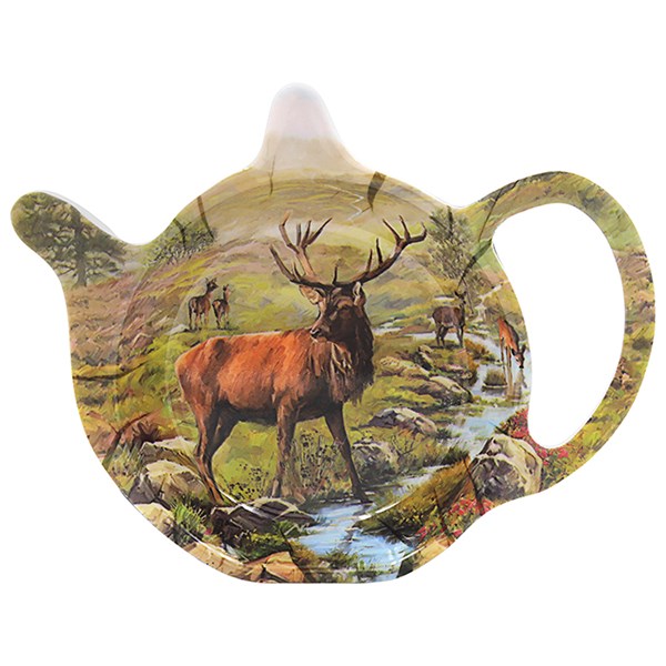 New Highland Stag Teabag Tidy