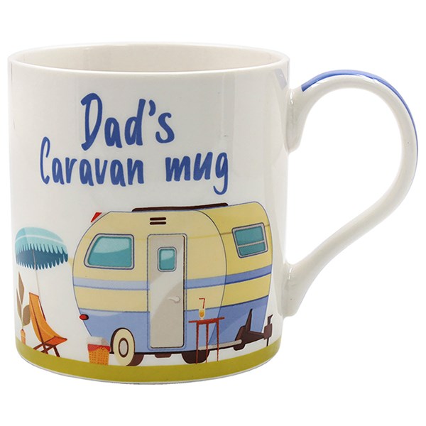 Dad's Caravan Mug Blue