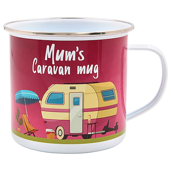 Mum's Caravan Tin Mug