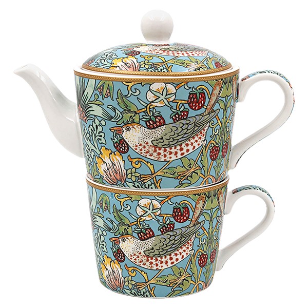 William Morris Strawberry Thief Tea For One