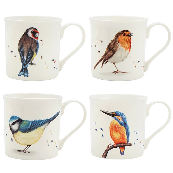 British Birds Mug Gift Box Set of 4