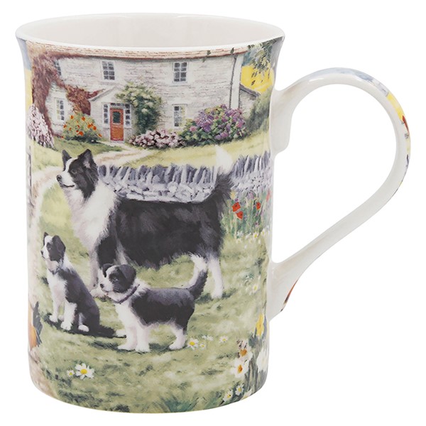 Collie & Sheep Boxed Mug