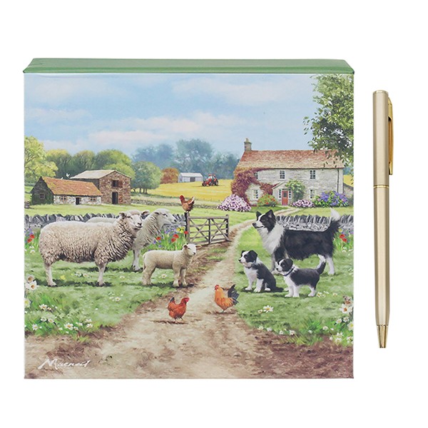 Collie & Sheep Memo Pad