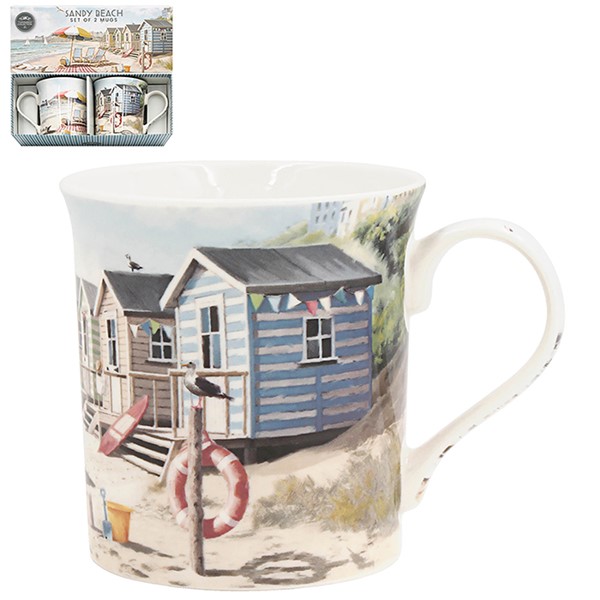 Sandy Beach Mug Set of 2