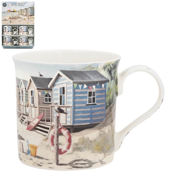 Sandy Beach Mug Set of 4