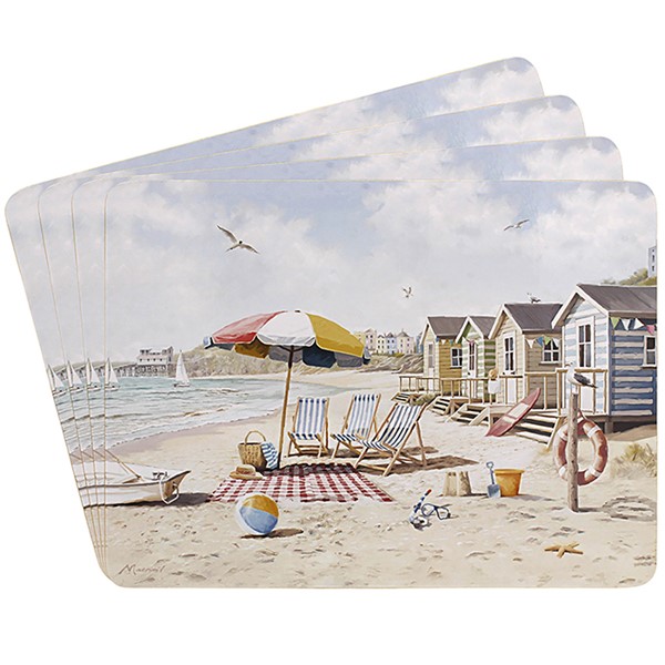 Sandy Beach Placemats Set of 4
